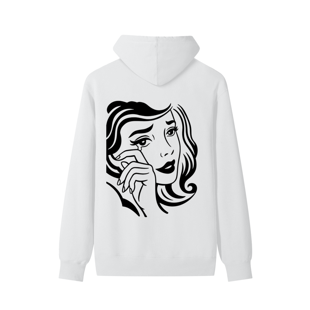 Crying Lady Classic Unisex Cotton Hoodie