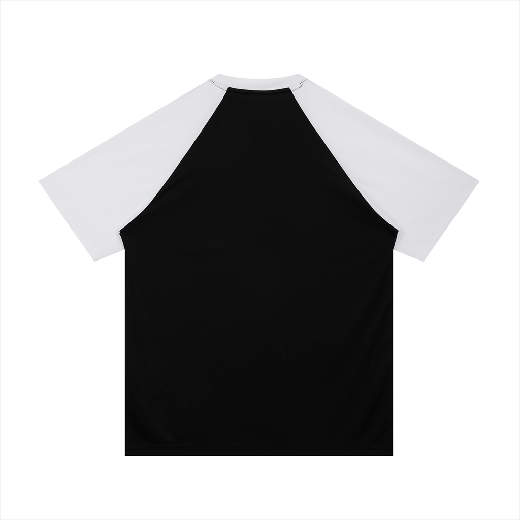 Zombie Contrast Raglan Sleeve Mesh T-Shirt
