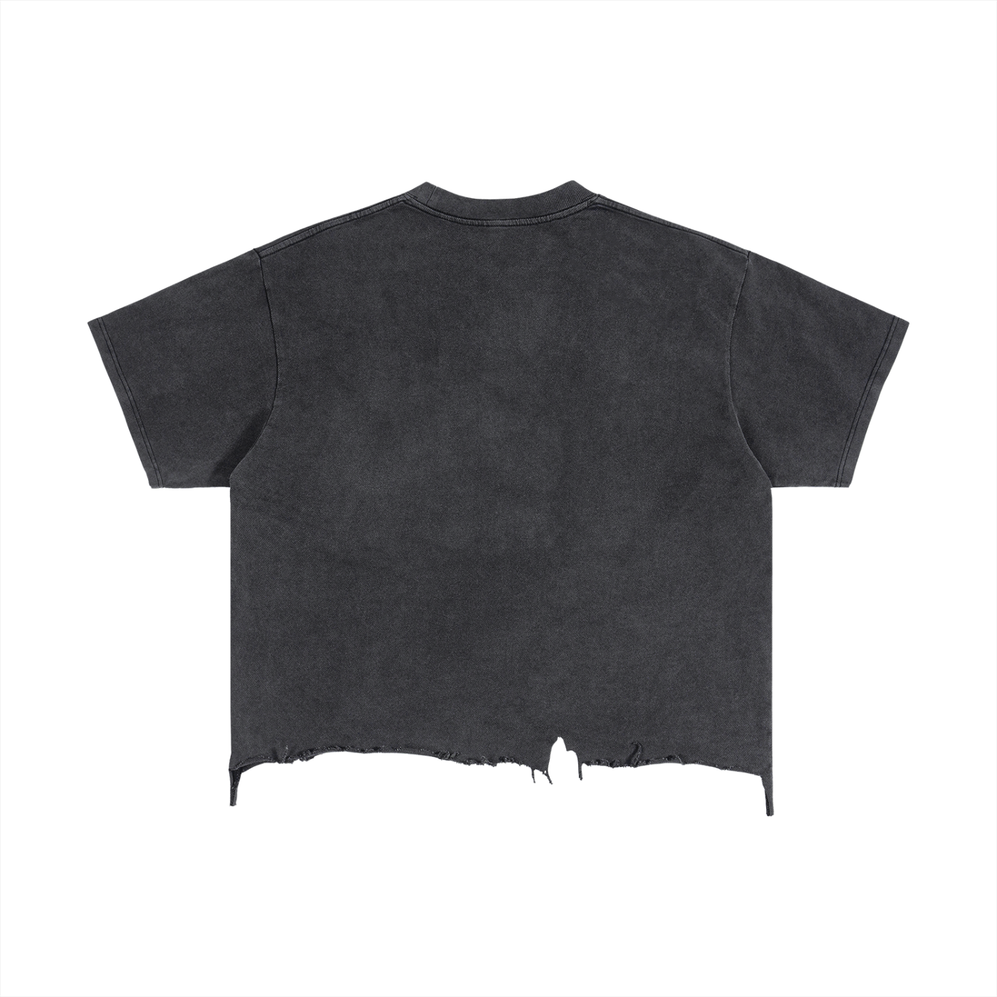 Unicorn Vintage Wash Boxy Distressed Hem T-Shirt