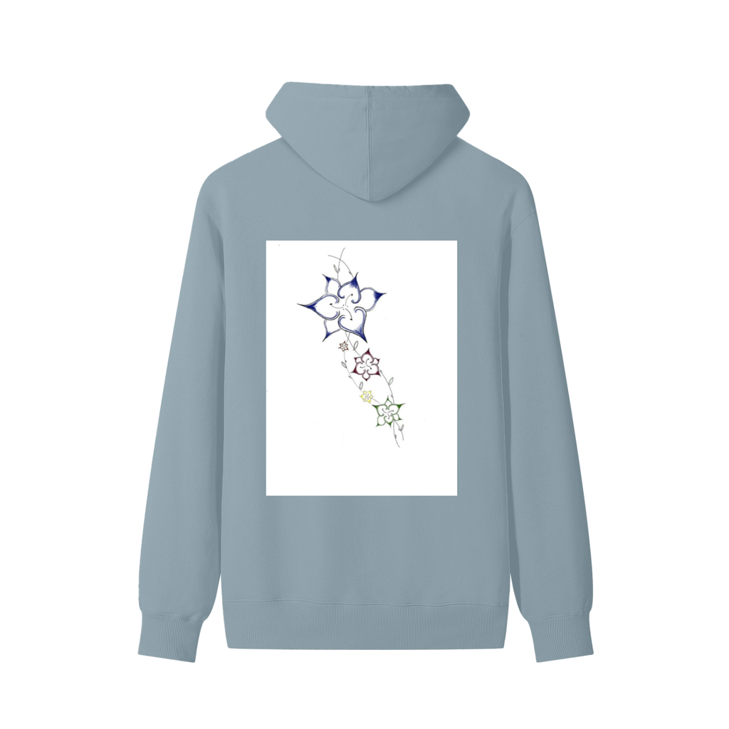 Flowered Classic Unisex Cotton Hoodie