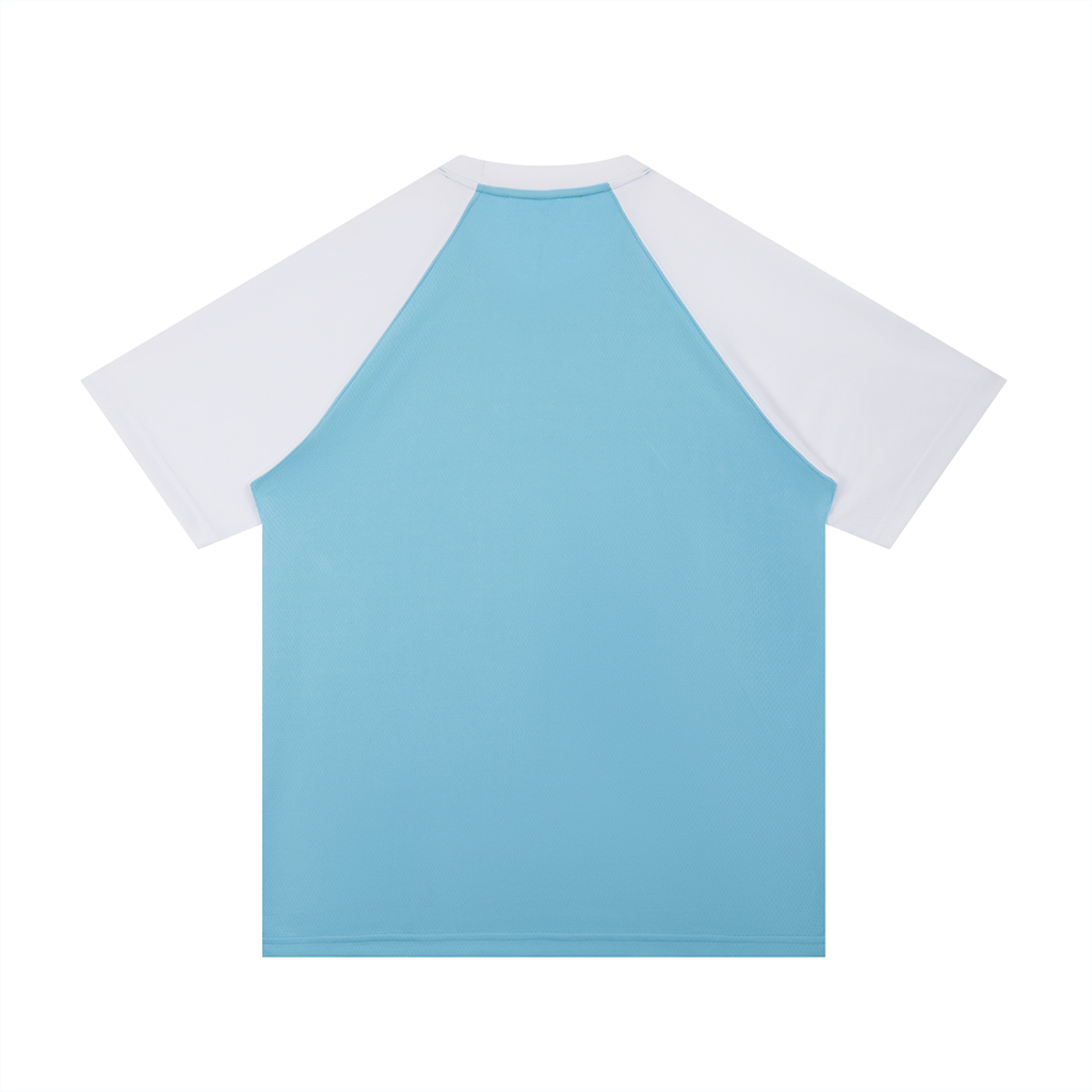 Zombie Contrast Raglan Sleeve Mesh T-Shirt