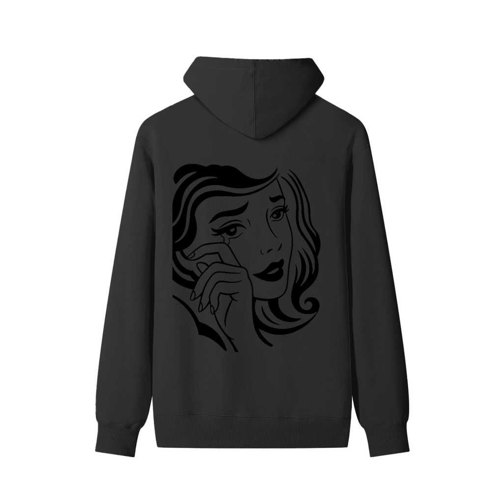 Crying Lady Classic Unisex Cotton Hoodie
