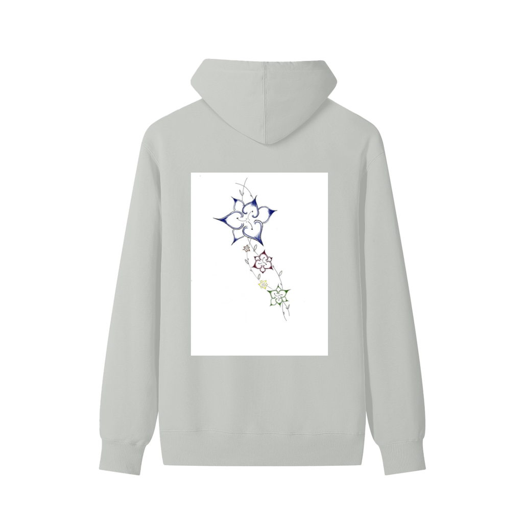 Flowered Classic Unisex Cotton Hoodie
