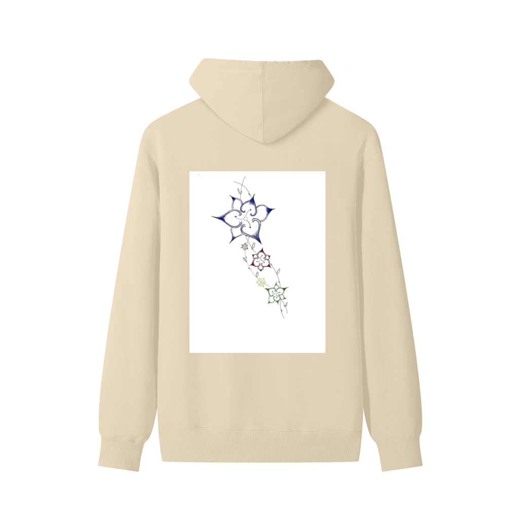 Flowered Classic Unisex Cotton Hoodie
