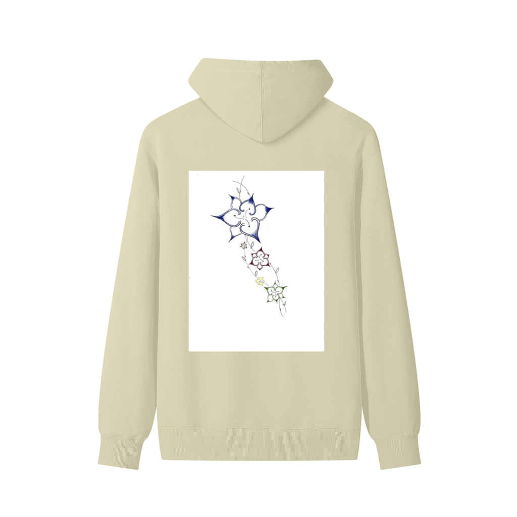 Flowered Classic Unisex Cotton Hoodie