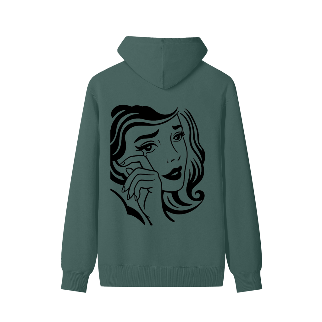 Crying Lady Classic Unisex Cotton Hoodie