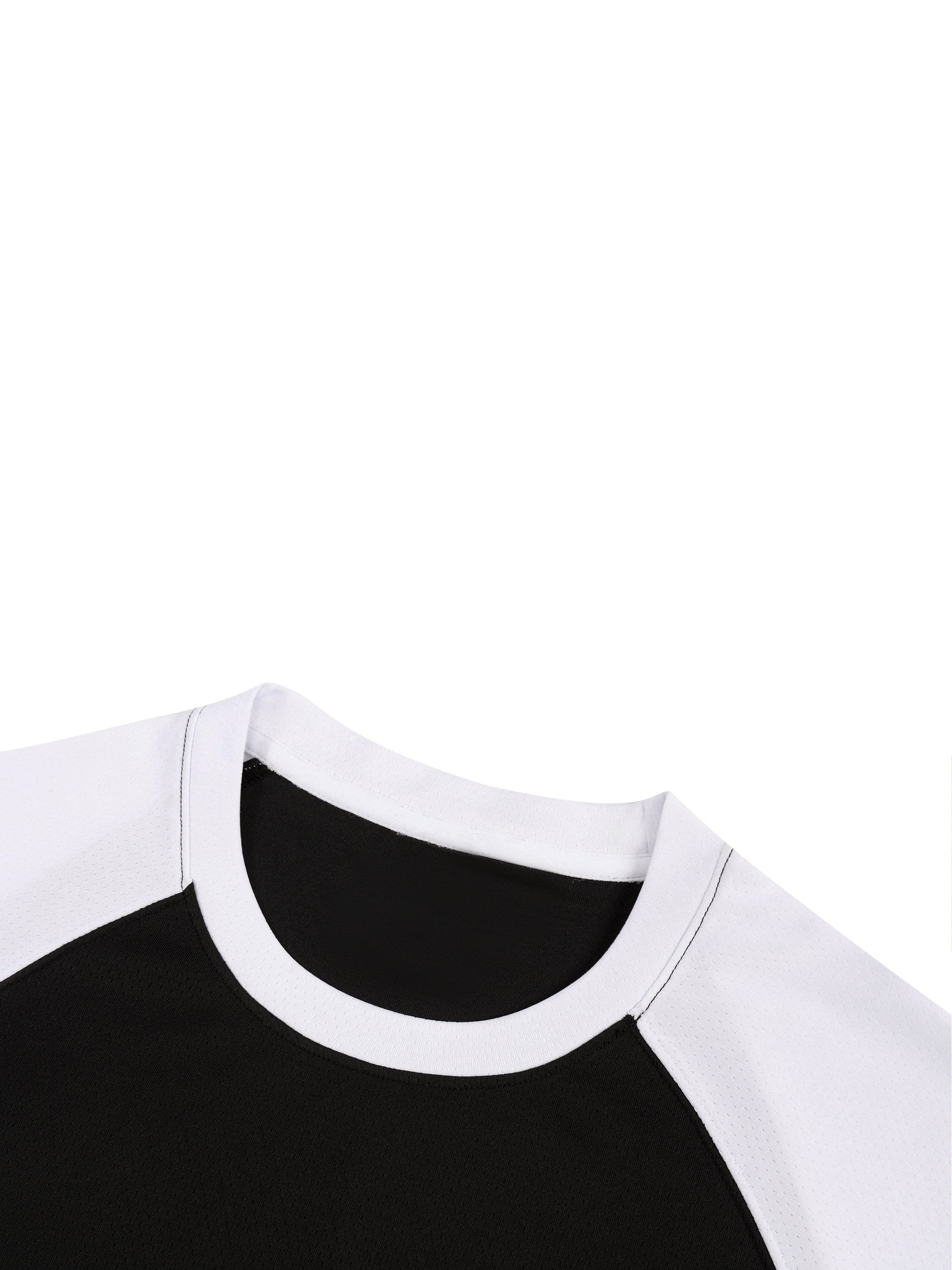 Zombie Contrast Raglan Sleeve Mesh T-Shirt